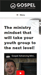 Mobile Screenshot of gospeladvancing.org